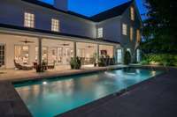 One more of the pool area in the evening...