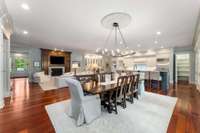 As you can see, this open floorplan make living and entertaining so easy...