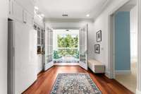This upstairs refreshment area is so convenient to the recreation room and the the upstairs bedrooms....