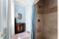 One of the upstairs bathrooms...