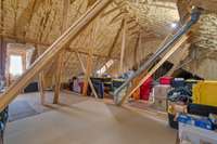 Alternate view, SO much space!  Check out the sprayed in foam insulation