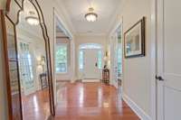 Alternate view of this wide entrance and a walk in coat closet to the right