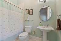Full bath ensuite in the 4th bedroom