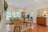 Alternate view of this room leads into your kitchen and cozy family room for separate spaces, but still feels like an open concept floorplan