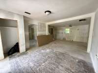 Open living room, dining room.