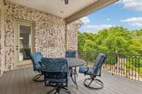 porch area from living room and den