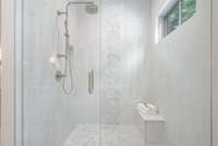 Owner's suite walk in shower