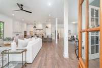 Open the front door into the great living space!