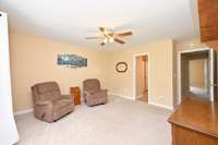 This is the spacious primary bedroom