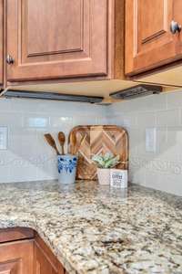 Tile backsplash