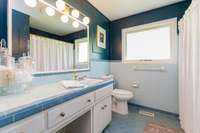 Nice bathroom with vintage tile