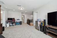 Bonus room upstairs. Barely got moved in!