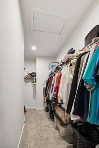 Owners suite walk in closet