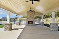 Community pavilion with fireplace...new 2024!