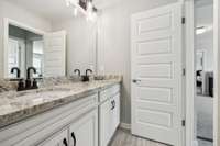 1 of TWO upstairs bathrooms!