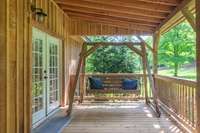 Easy porch access from the Primary Bedroom.
