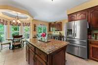 beautiful eat-in kitchen views