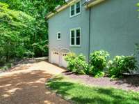 Garage entry on the side