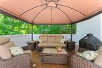 Covered lounge area