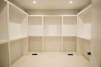 Outstanding walk-in closet