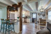Gas stove and Granite Countertops