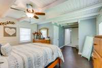 Primary bedroom with attached bath