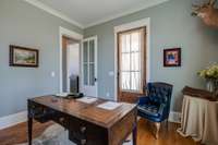 The Office includes a private door that leads directly to the driveway.