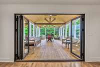 Indoor/outdoor living at its best!