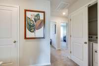 Photos of the staged model home, not of the listing.