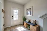 Photos of the staged model home, not of the listing.