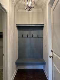 Mudroom from garage