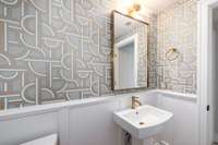 1st floor half bath