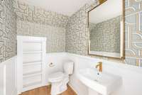 1st floor half bath