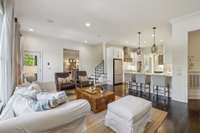 The Family Room is a beautiful addition to the kitchen