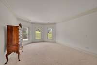 Bedroom 4- large windows, lots of natural light and en suite full bathroom/walk in closet
