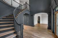 And gorgeous refinished hardwood floors