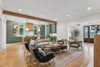 Open concept for entertaining guest or family hangouts