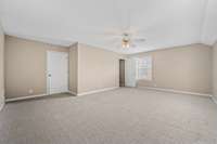 Plenty of room in this upstairs bonus room with closet.
