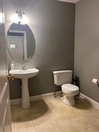 Powder Room on first floor