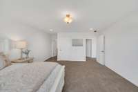 Extra large upstairs bedroom/flex space with full bathroom ensuite and large closet
Previously built home, features and selections may vary