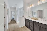 Primary bathroom
Previously built home, features and selections may vary