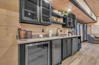 Interior of 5 bedroom rooftop cabin.  6 bedroom rooftop floor plan will vary.