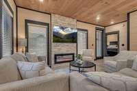 Interior of 5 bedroom rooftop cabin.  6 bedroom rooftop floor plan will vary.