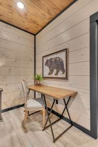 Interior of 5 bedroom rooftop cabin.  6 bedroom rooftop floor plan will vary.
