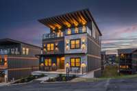 Exterior of similar cabin in community.  Developer reserves the right to alter finishes.