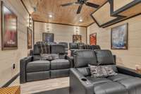 Interior of 5 bedroom rooftop cabin.  6 bedroom rooftop floor plan will vary.