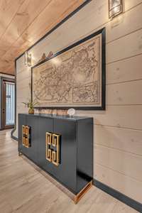 Interior of 5 bedroom rooftop cabin.  6 bedroom rooftop floor plan will vary.