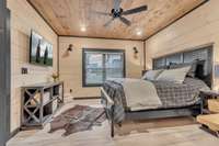 Interior of 5 bedroom rooftop cabin.  6 bedroom rooftop floor plan will vary.
