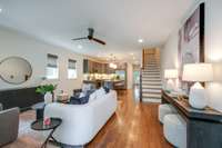 View of the house as you come in the front door