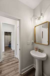 Main floor lavatory